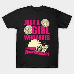 Just A Girl Who Loves Beachcombing T-Shirt